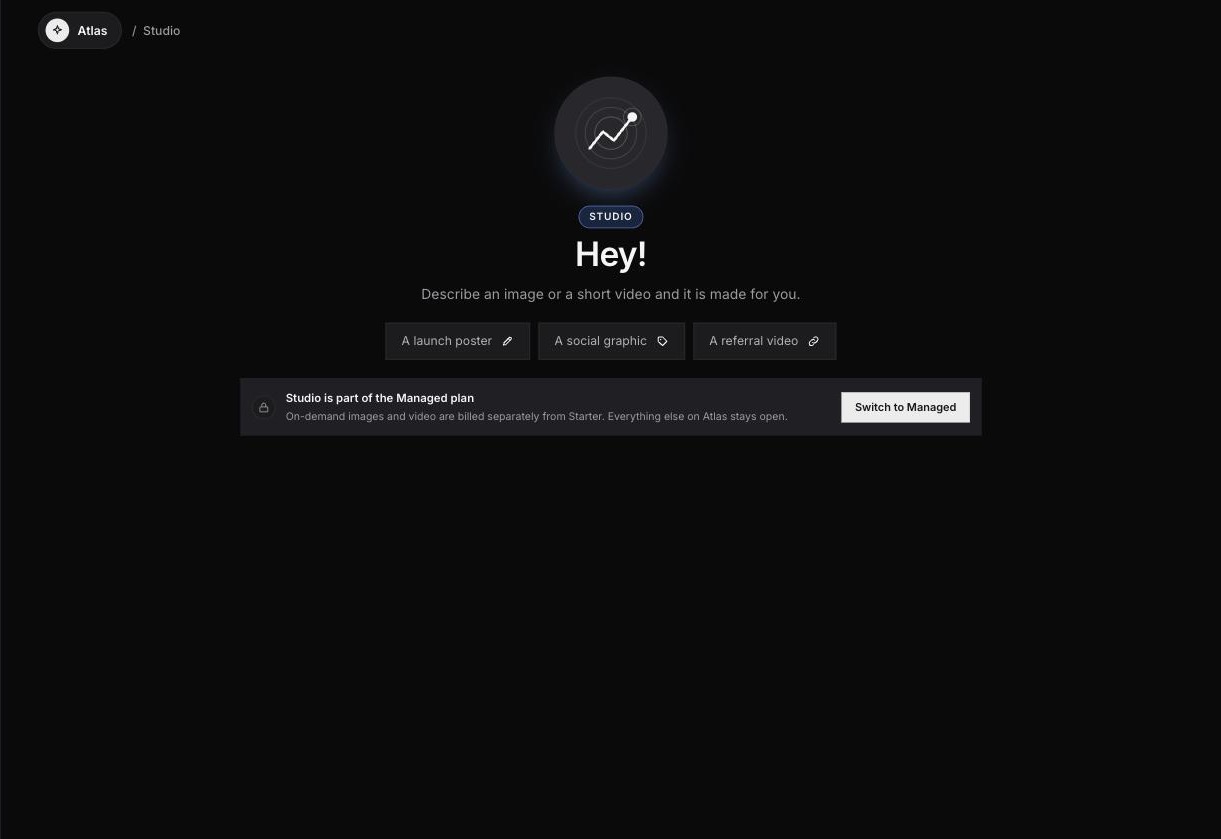 Studio: Content made for you, not by you.
